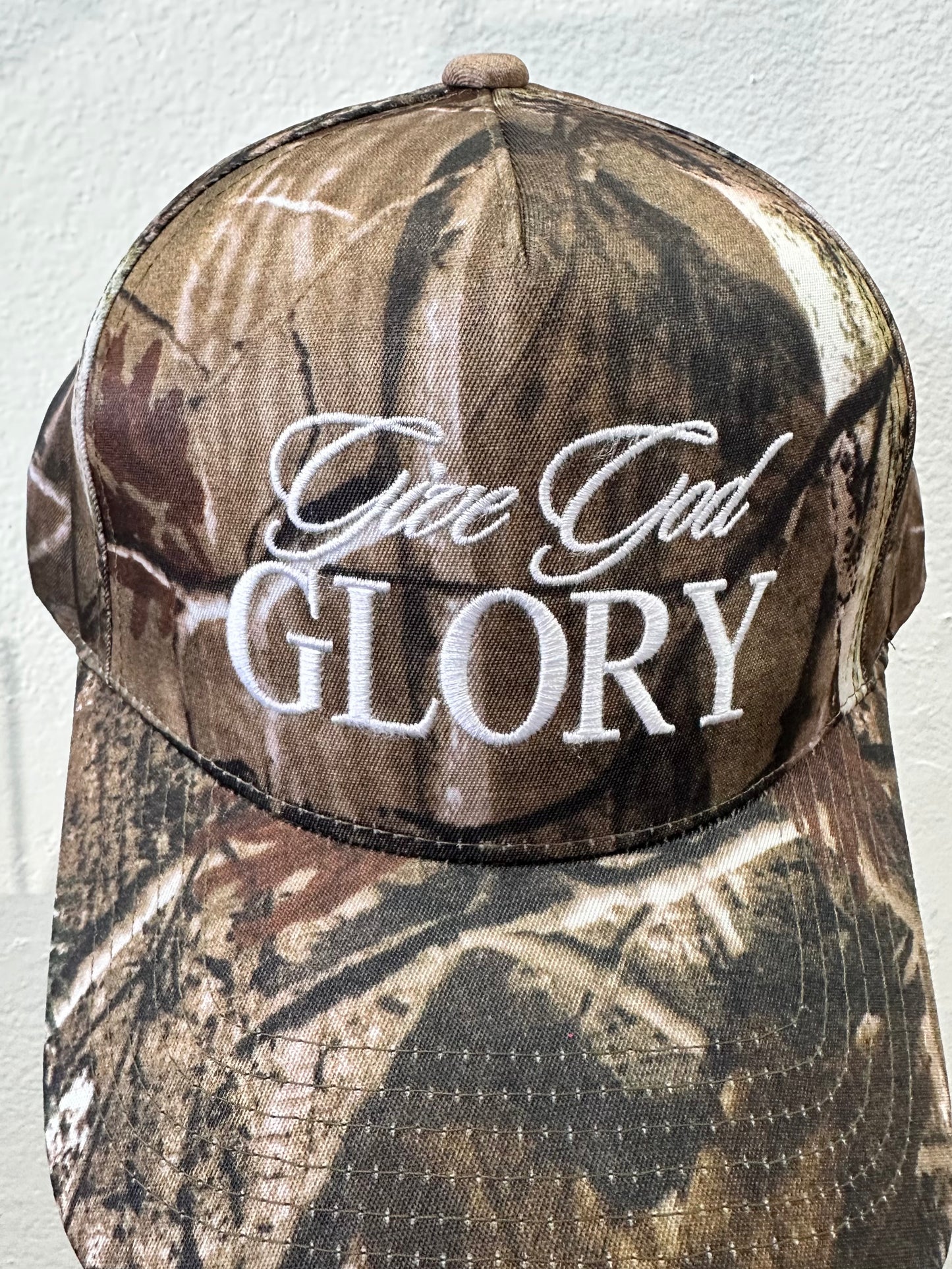 “Give God Glory " Embroidered Hat