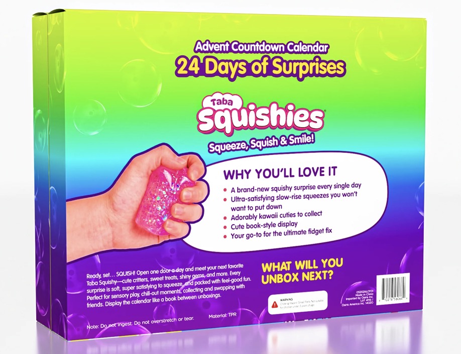 24 Day Surprise Taba Squishes Box