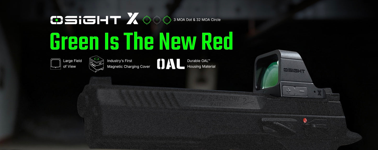 Osight X 3 MOA Dot & 32 MOA Circle with OAL Material