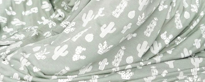 Sage Cactus Blanket