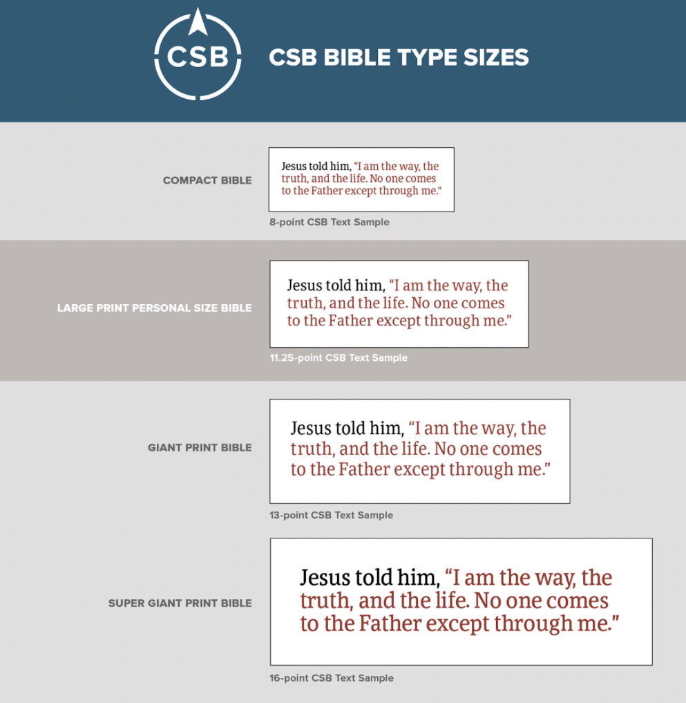 CSB Charcoal LeatherTouch Bible