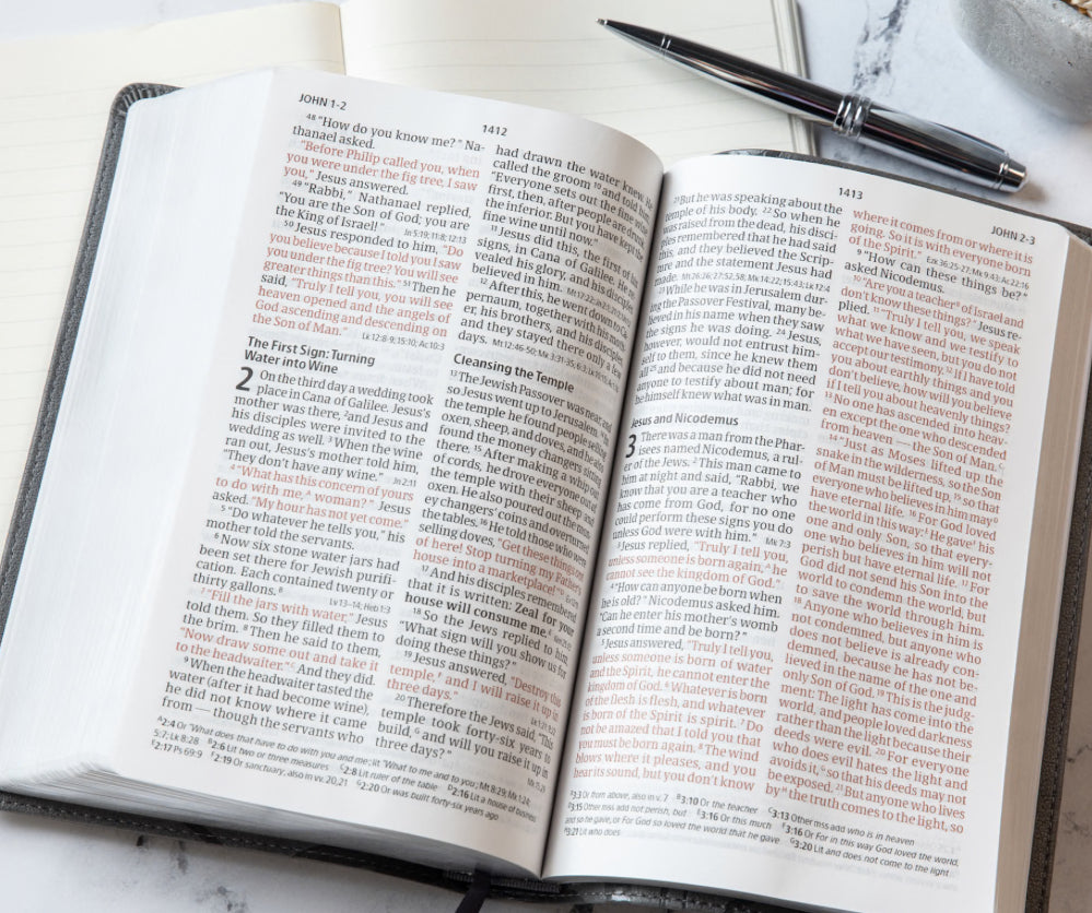 CSB Charcoal LeatherTouch Bible