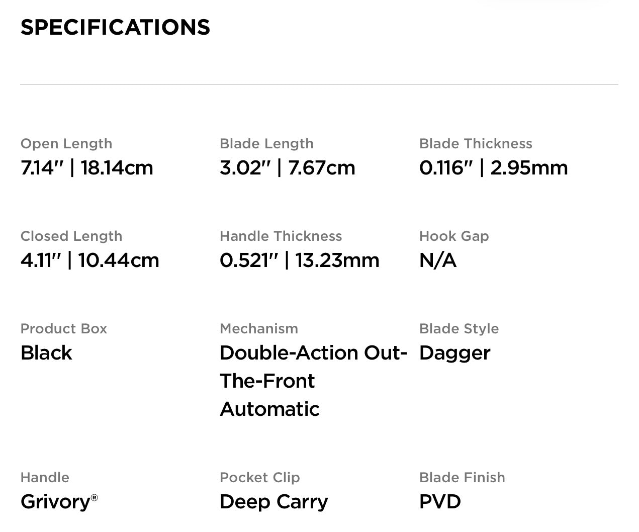 Mini Green Grivory Claymore Dagger