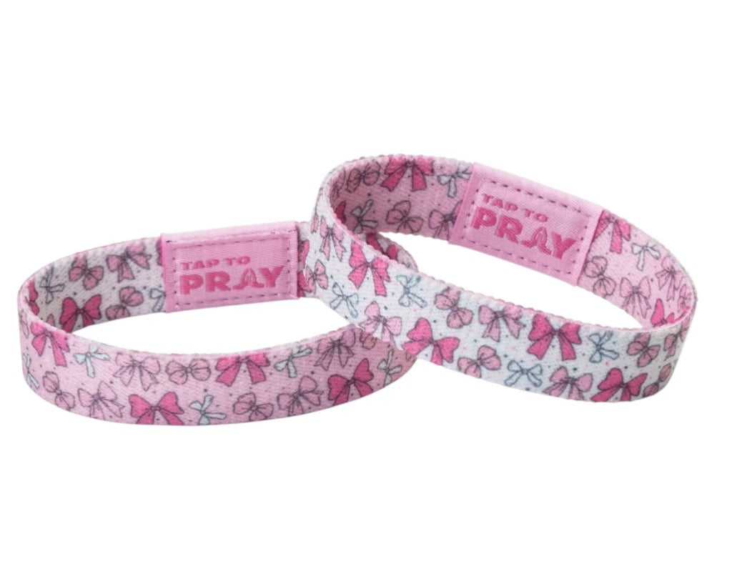 Tap To Pray Wristband: Boutique Bows