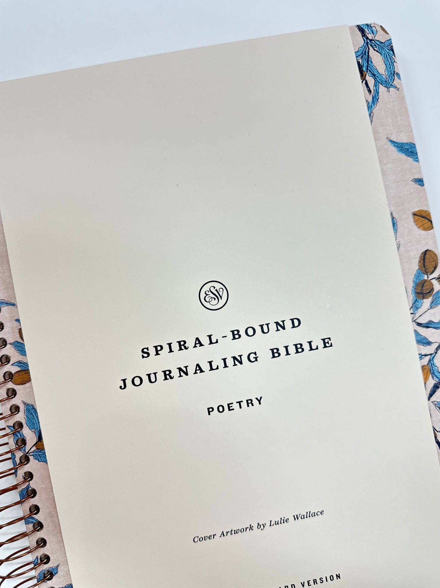 ESV Spiral-Bound Artist Edition Journaling Bible