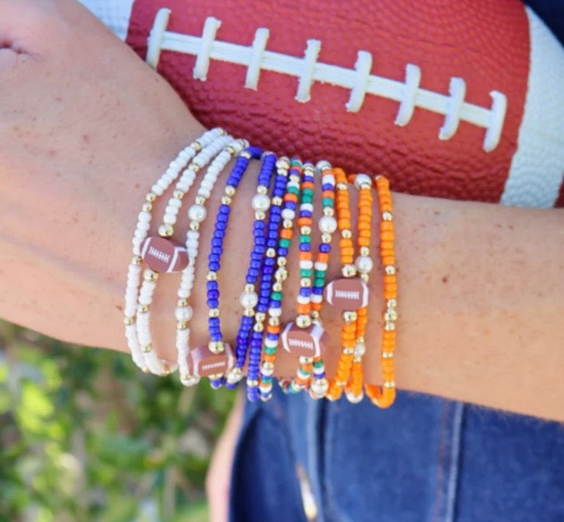 Game Day Football Bracelet