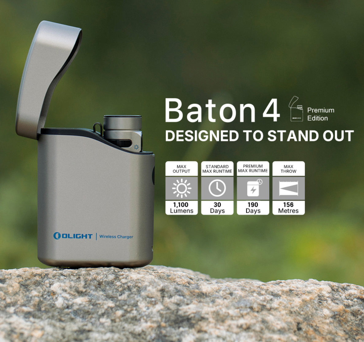 Baton 4 Premium Edition Titanium