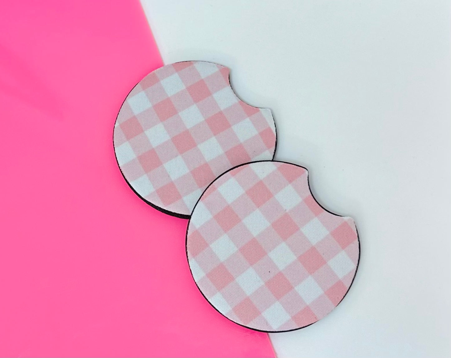 Checkered Car Coasters