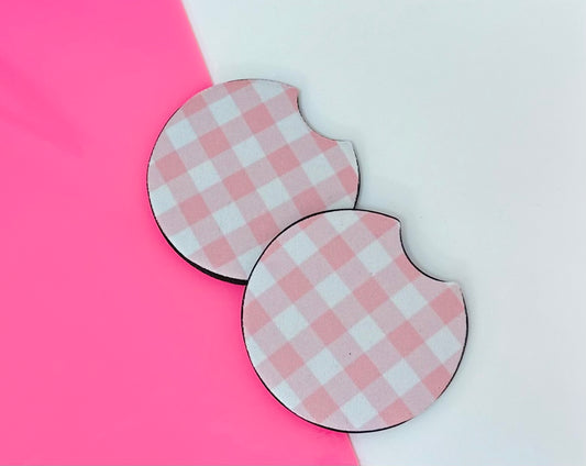 Checkered Car Coasters