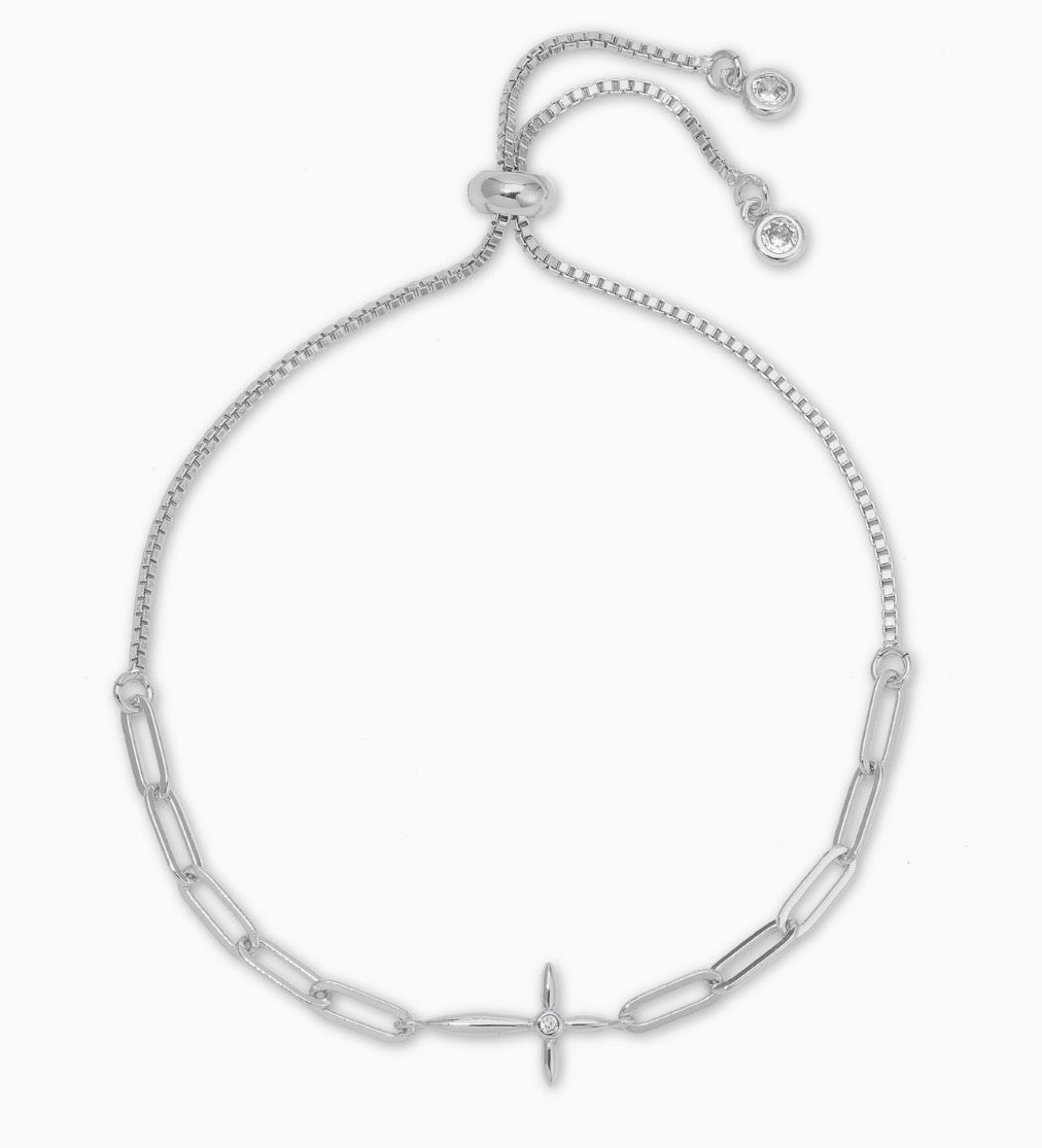 Graceful Cross Bracelet