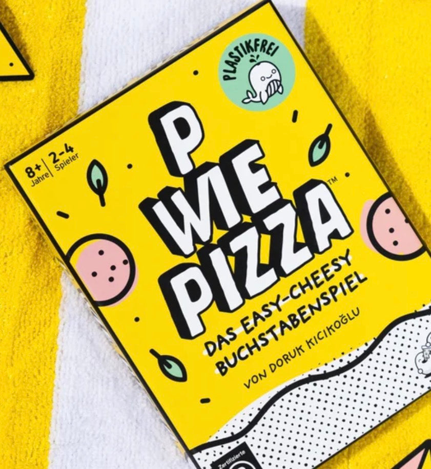 P for Pizza. Card Game