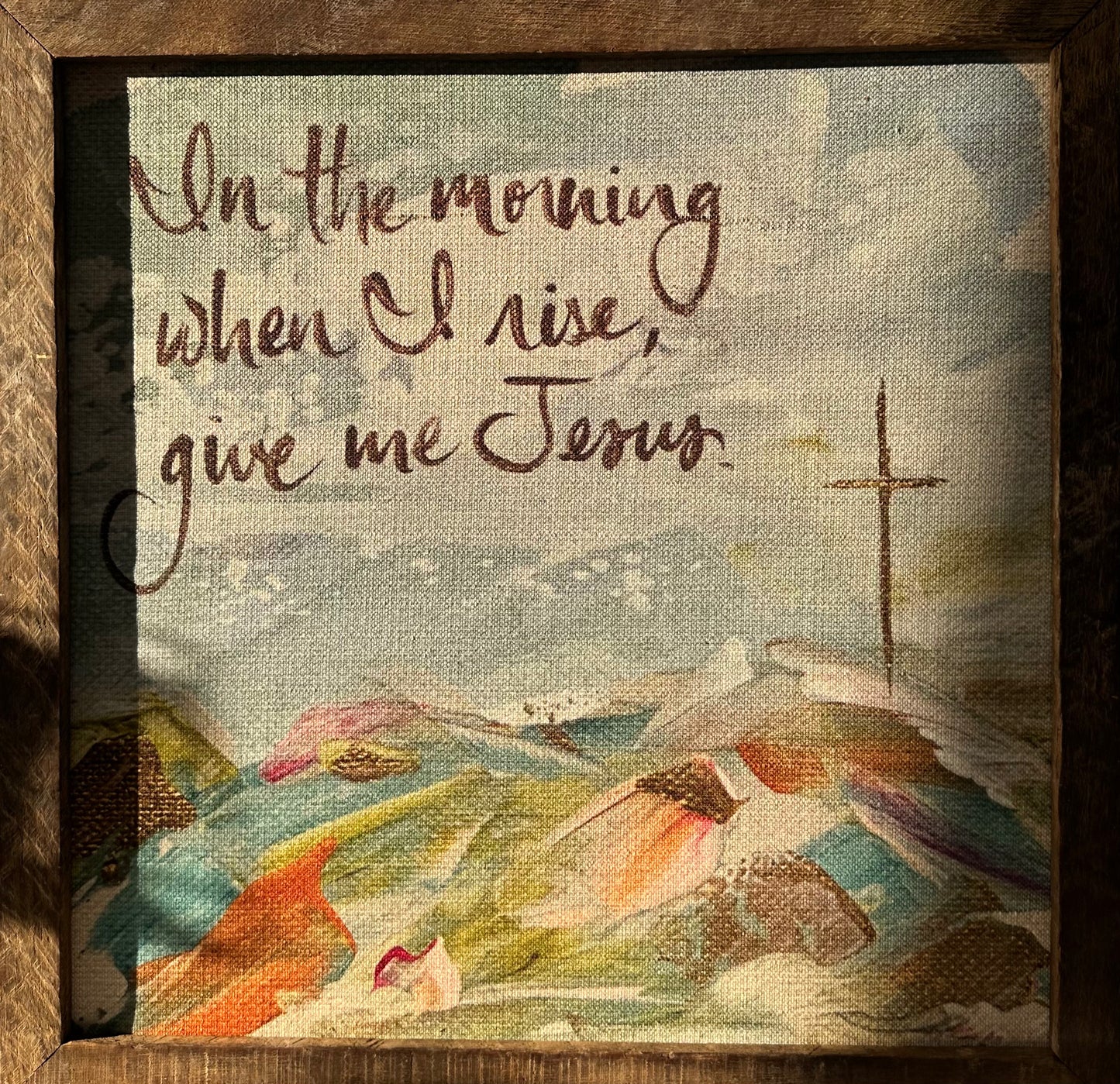 Rise & Seek Rustic Framed Wall Art
