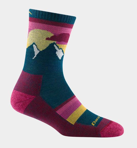 Hiker Micro Crew- Sunset Ledge Dark Teal