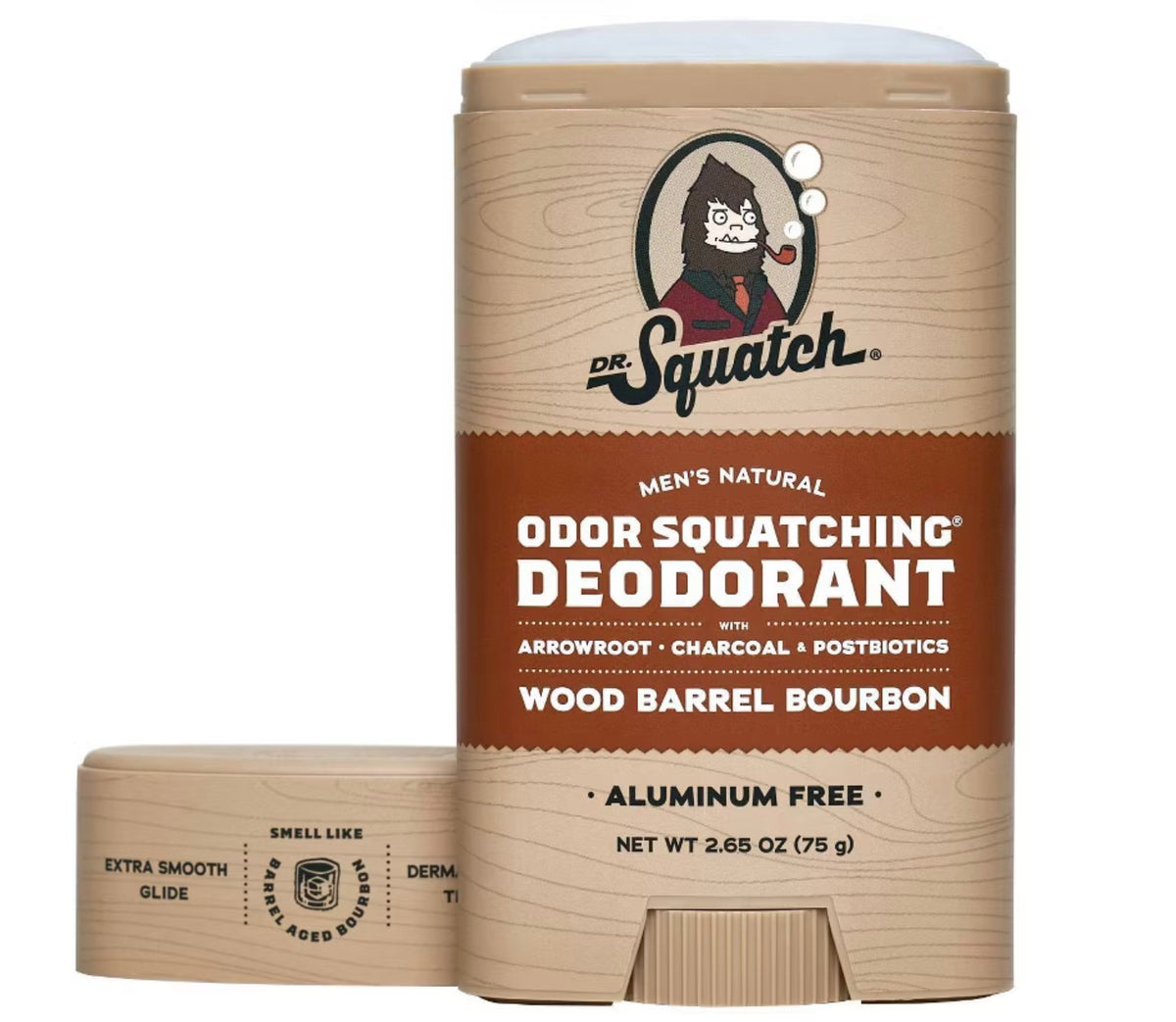 Dr. Squatch Wood Barrel Bourbon Deodorant