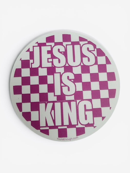 Jesus is King Sticker