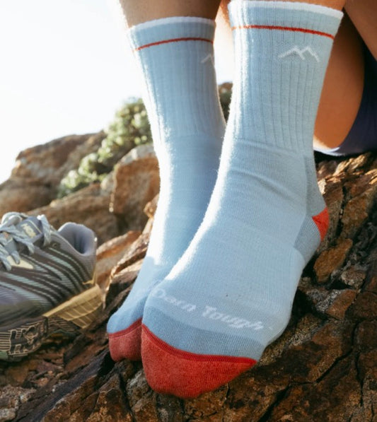 Women's Hiker Micro Crew Glacier Socks