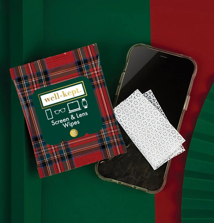 Screen Wipes: Royal Stewart