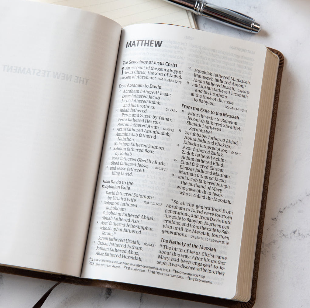 CSB Brown LeatherTouch Cross Bible