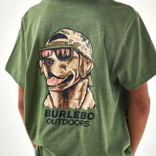 Mallard Camo Dog Youth Tee