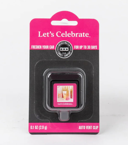 Let's Celebrate Car Vent Clip
