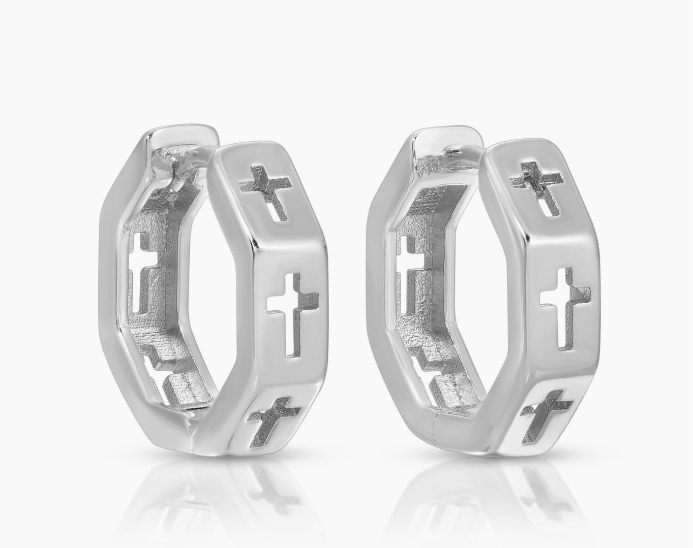 Understated Cross Huggies