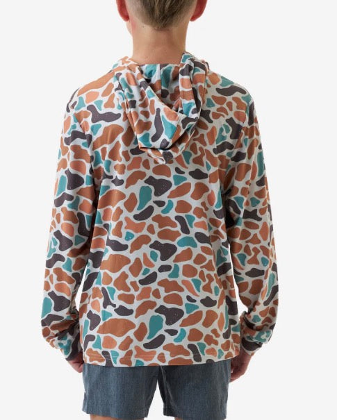 Bayside Camo Performance Youth Hoodie