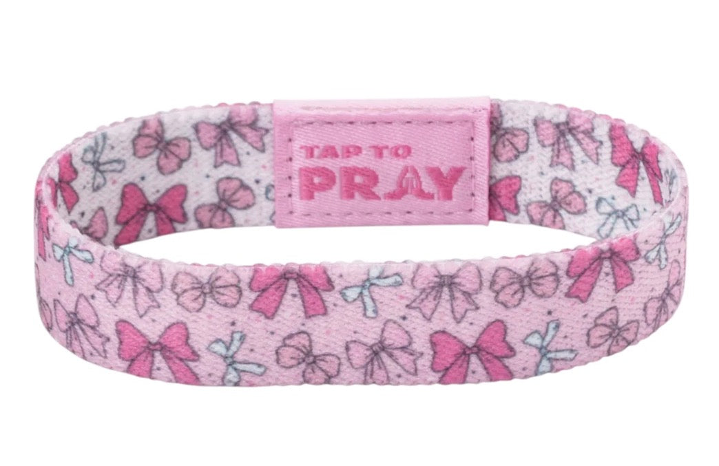 Tap To Pray Wristband: Boutique Bows