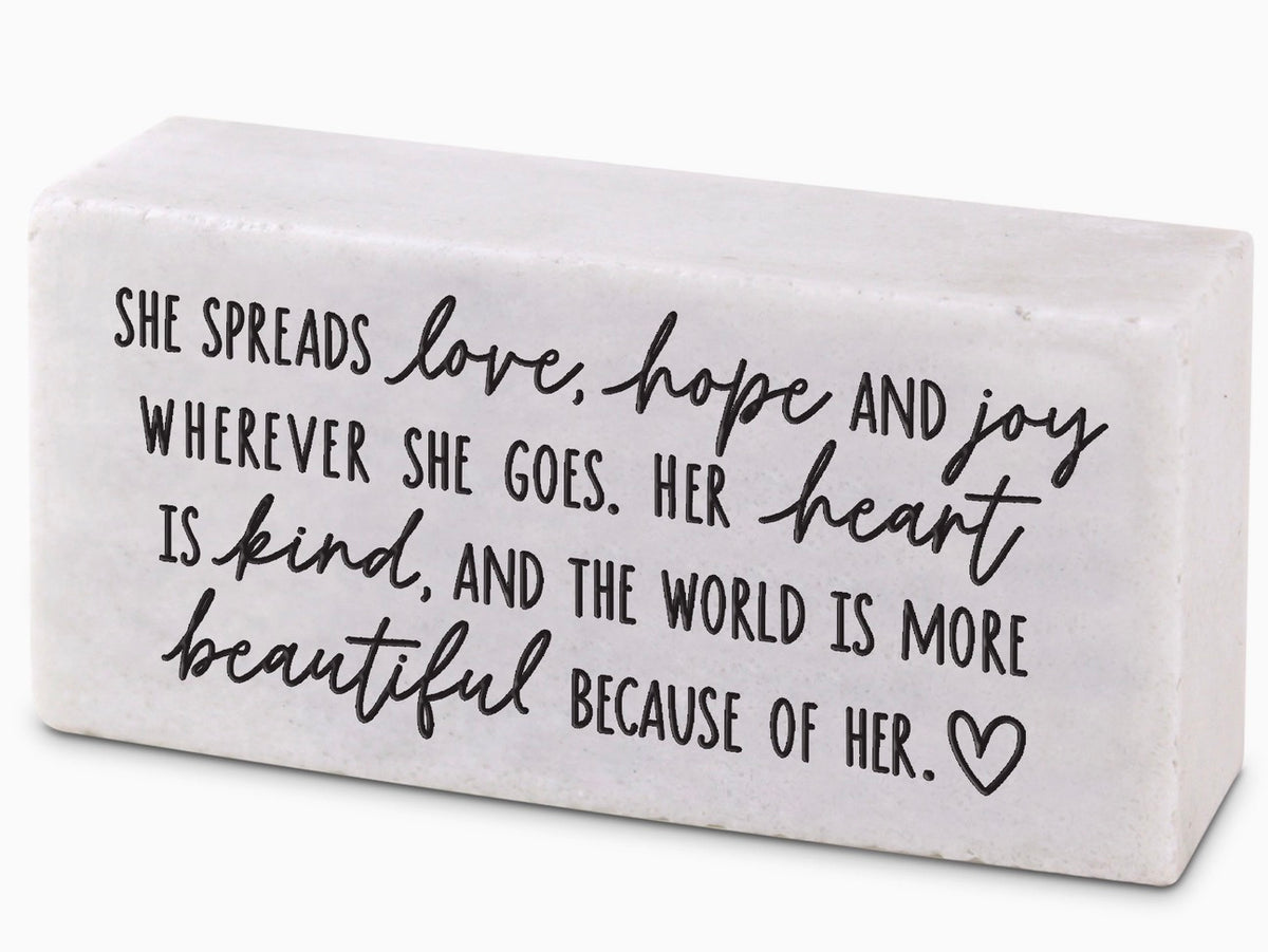 Stone Plaque: Radiant Grace