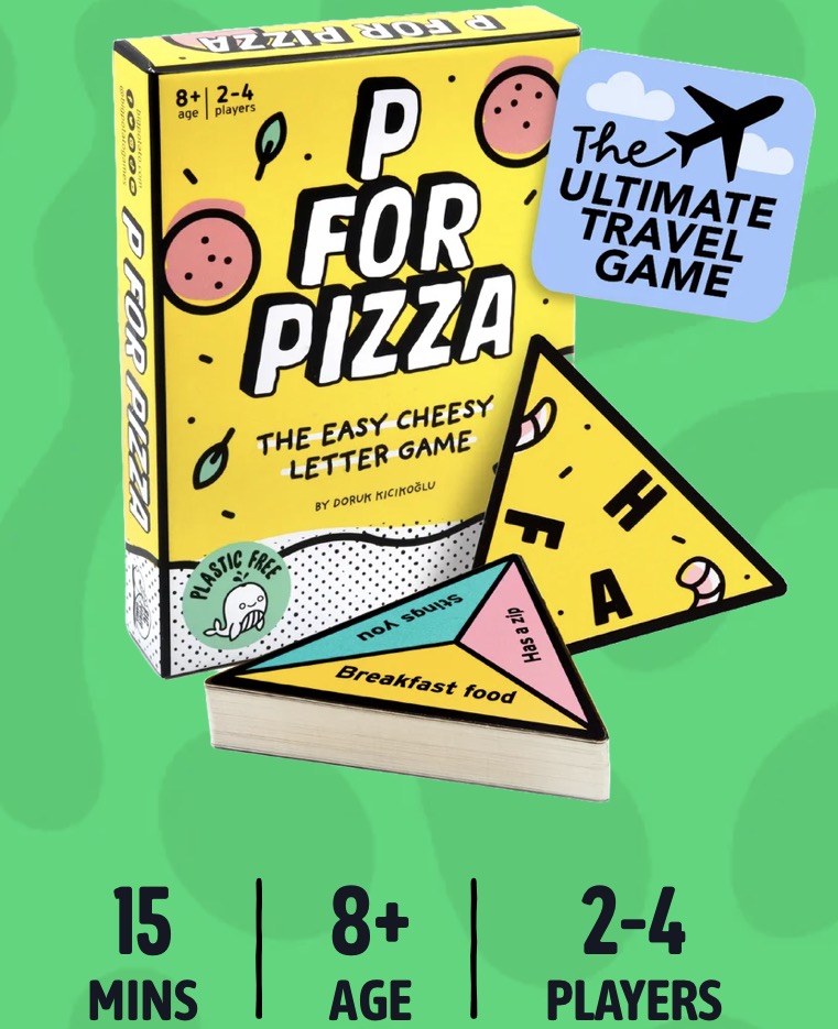 P for Pizza. Card Game