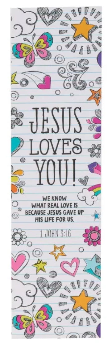 Jesus Loves You Bookmark