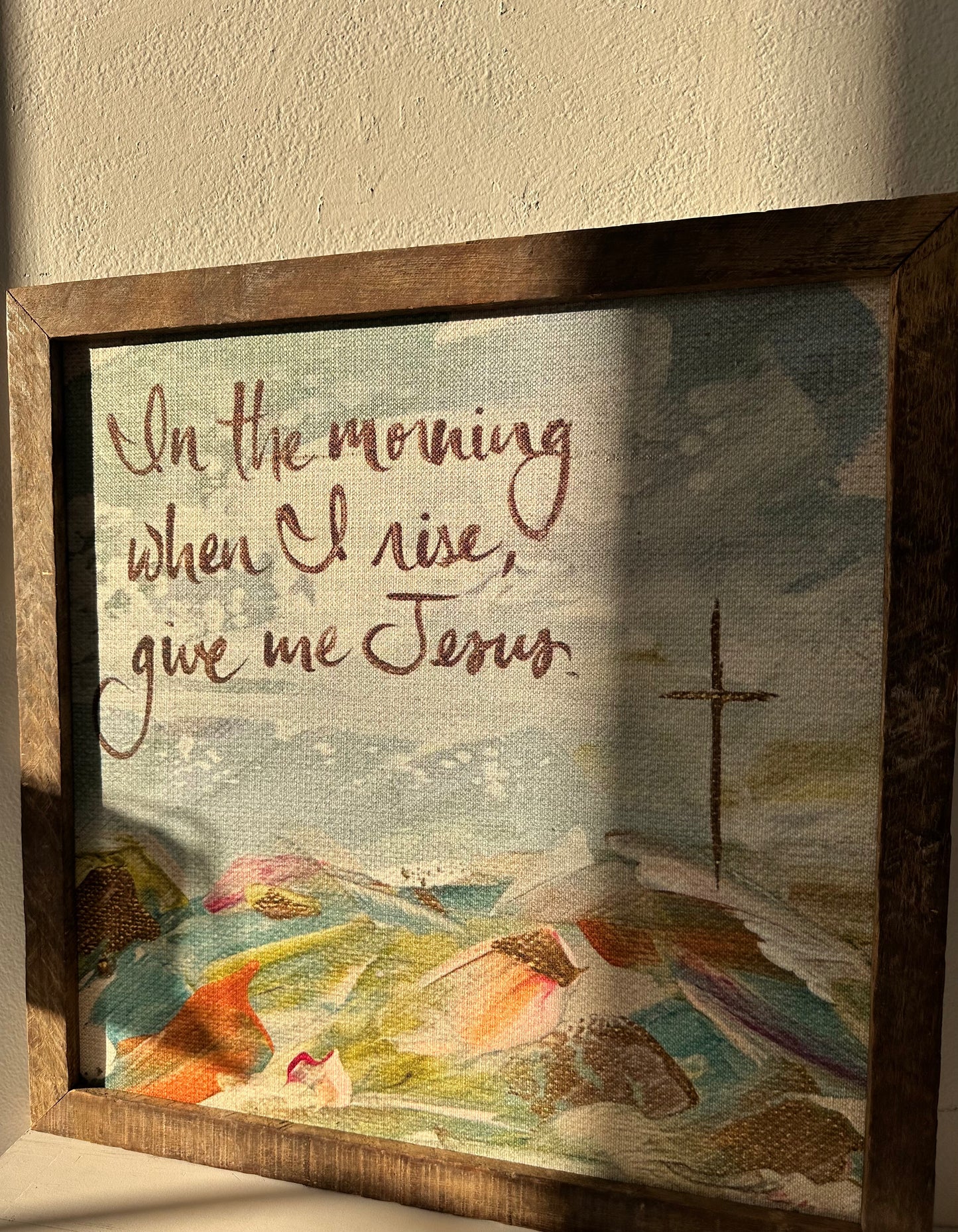 Rise & Seek Rustic Framed Wall Art