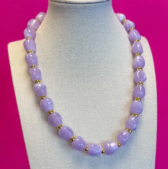 Lavender Lily Necklace