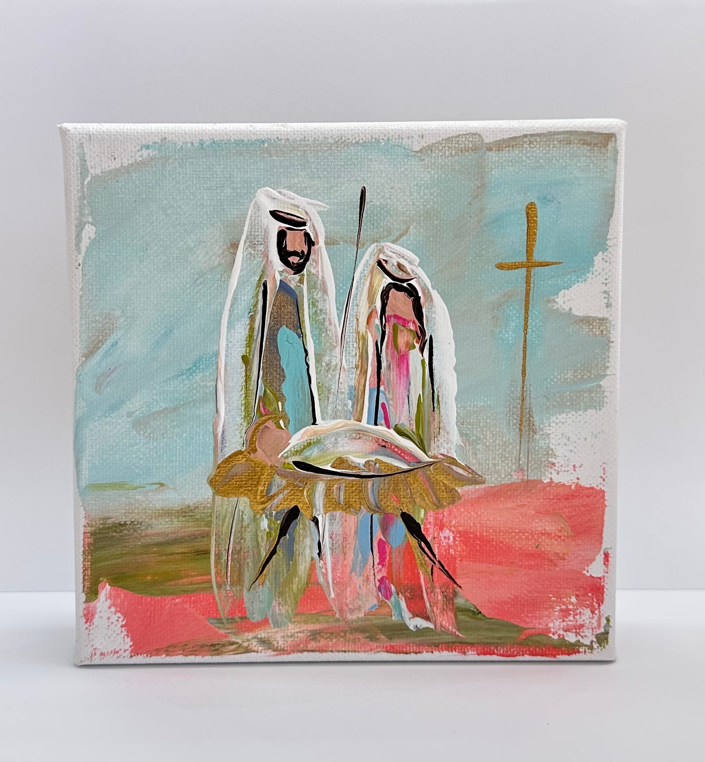 Nativity Art Canvas