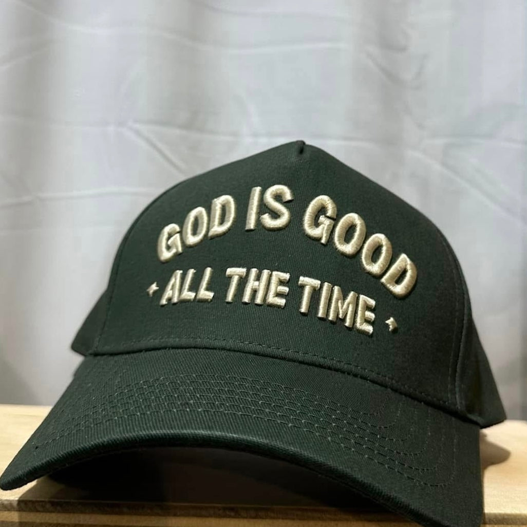 "God is Good" Embroidered Hat