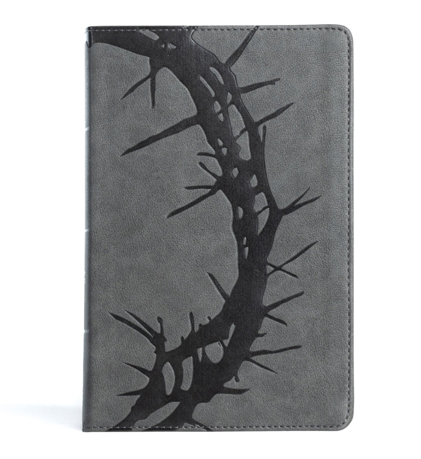 CSB Charcoal LeatherTouch Bible