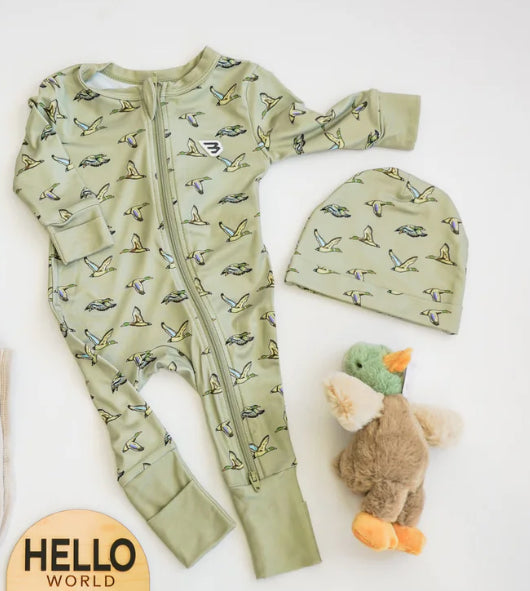 Flying Ducks Baby Zip Up