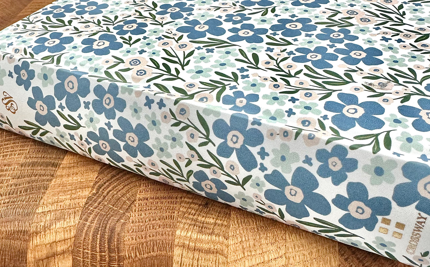 ESV Blue Poppies Journaling Bible