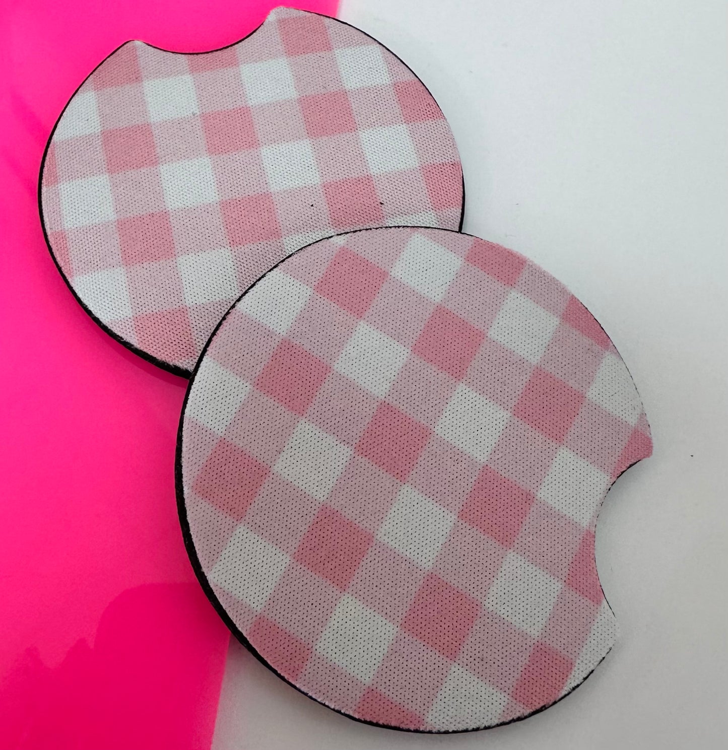 Checkered Car Coasters