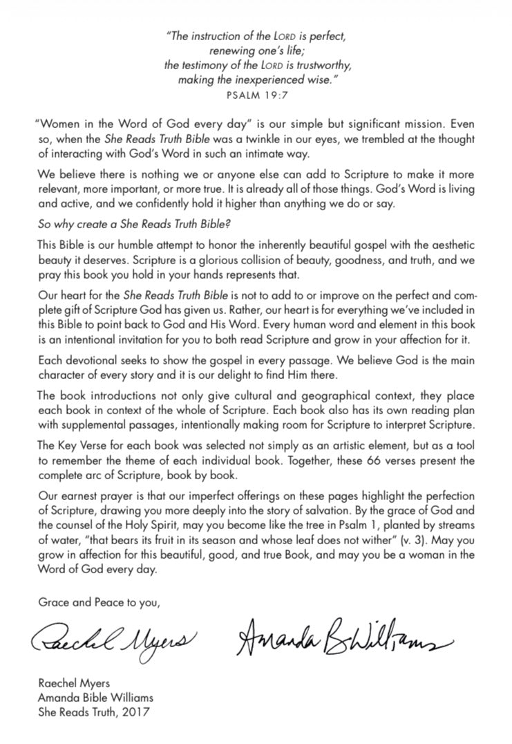 CSB She Reads Truth Bible | Champagne LeatherTouch