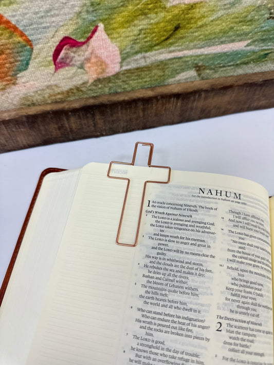 Jumbo Cross Bookmark Paperclips