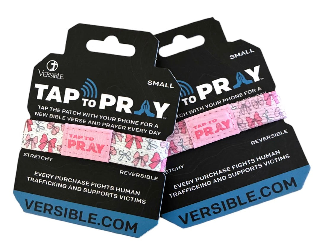 Tap To Pray Wristband: Boutique Bows