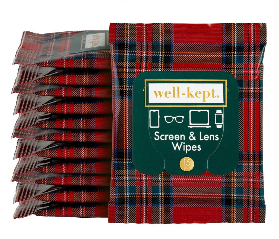 Screen Wipes: Royal Stewart