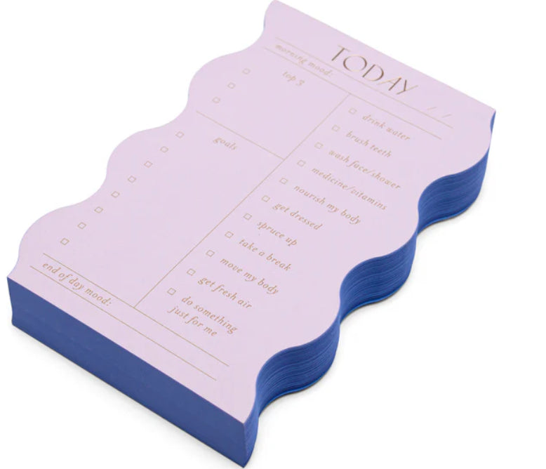 Wavy Daily Notepad
