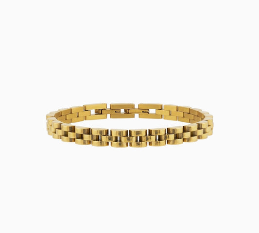 Gold Dainty Watch Band Bracelet