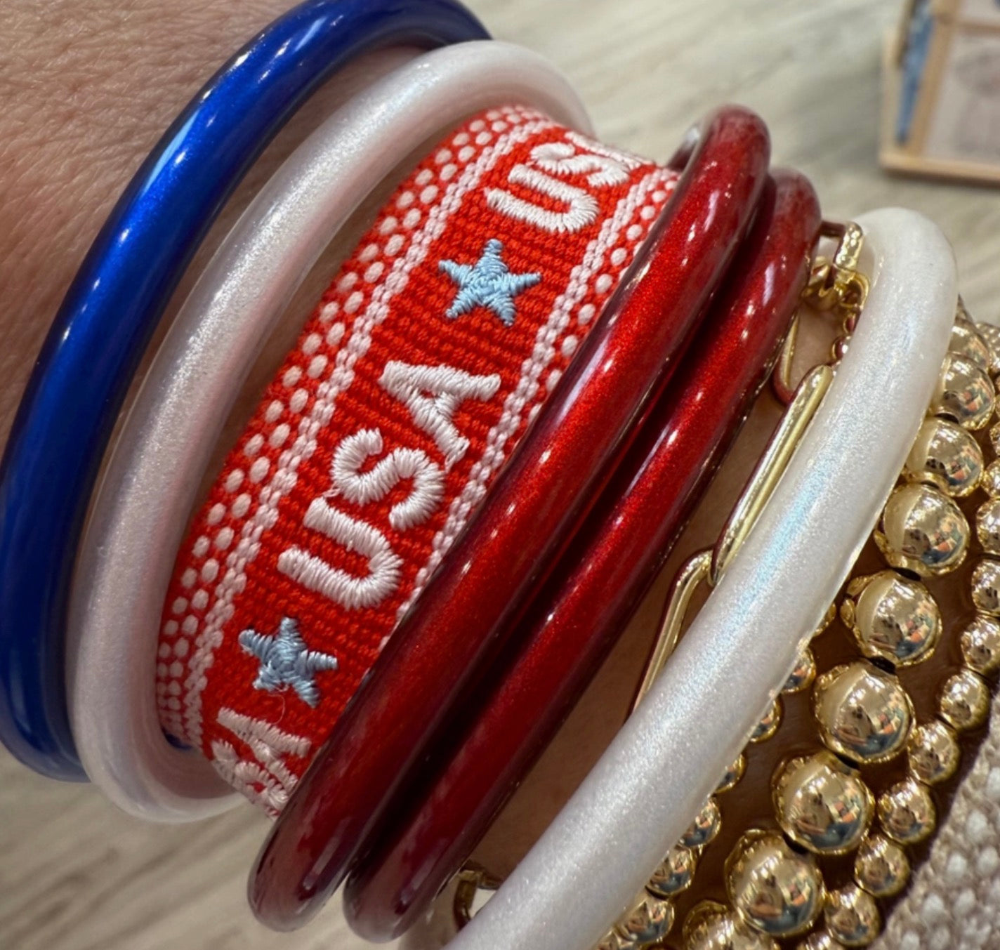 USA Woven Bracelet