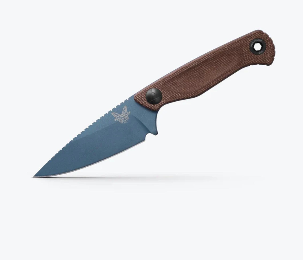 Brown Canvas Micarta Dacian