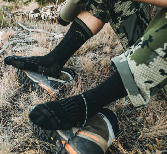 Boot Full Cushion Charcoal Hunting Socks