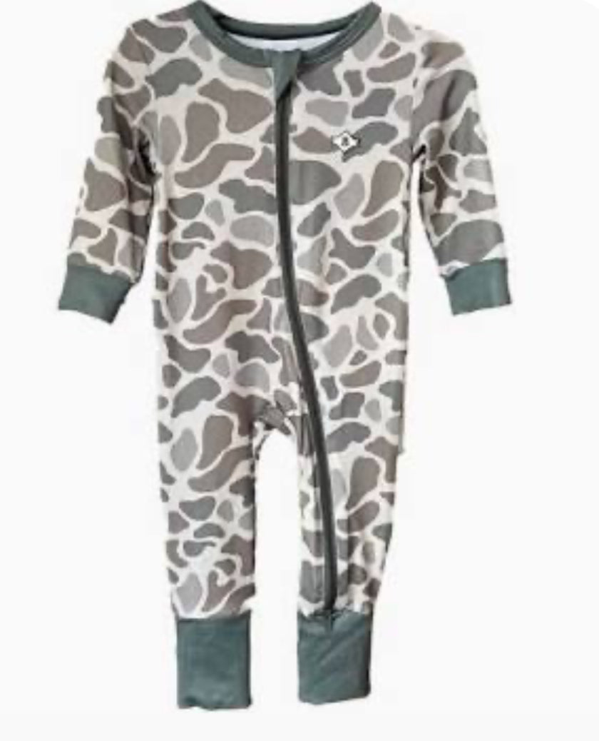 Classic Deer Camo Baby Zip Up