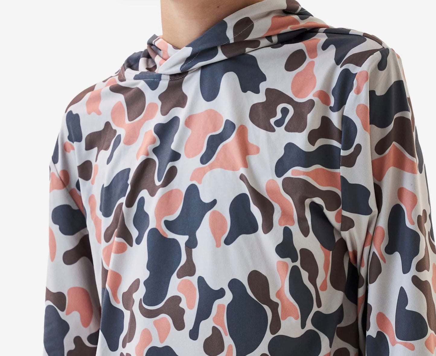 Vintage Camo Performance Youth Hoodie