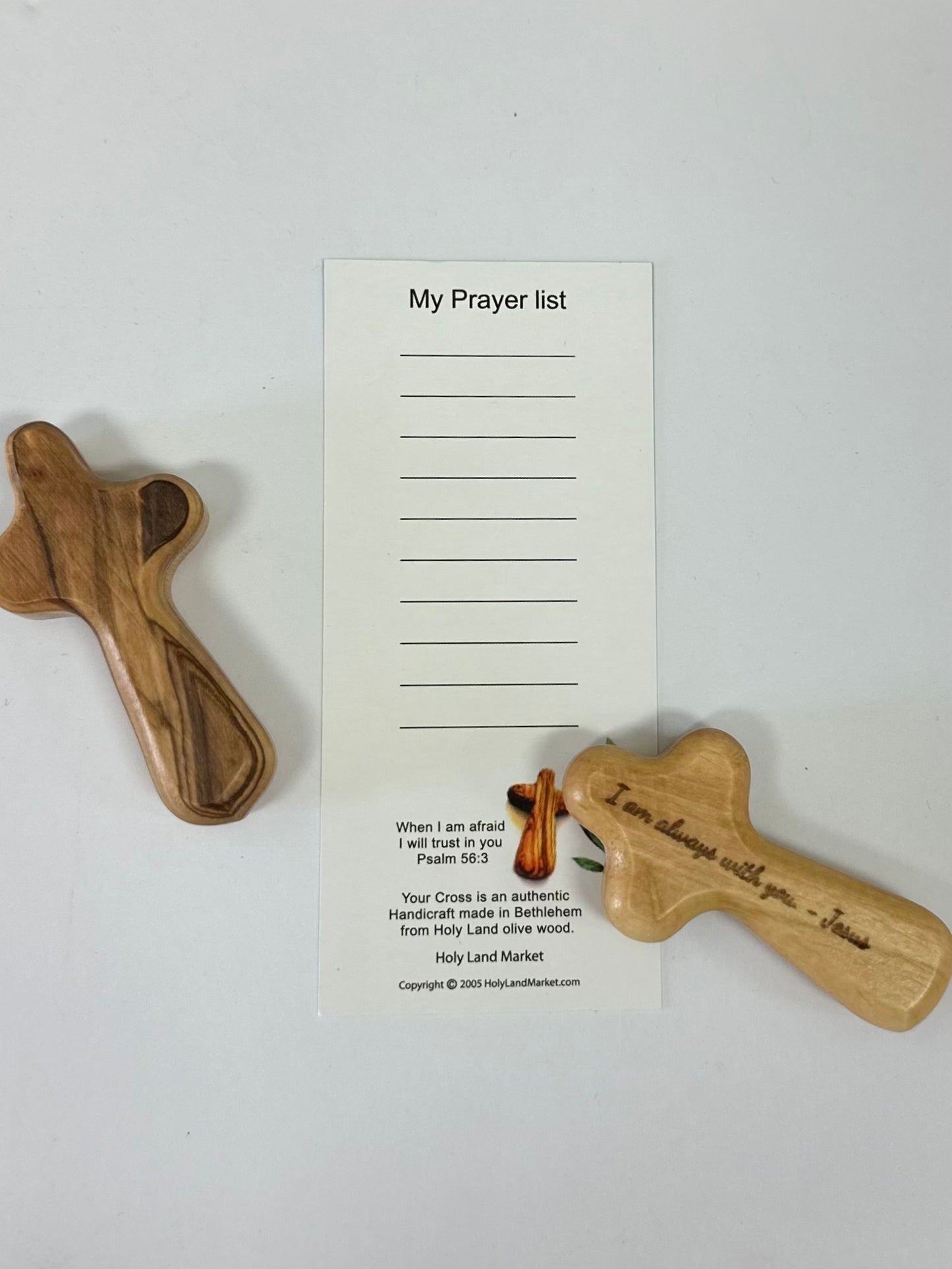 Olive Wood Prayer Cross